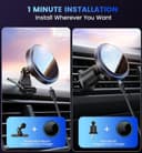 Thumbnail 1 de MagSafe Car Mount Charger 15W Wireless Car Charger 📱