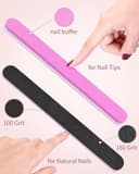 Thumbnail 3 de MORGLES Clear Acrylic Nail Tips 500 pcs 💅