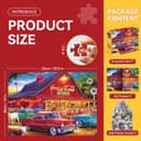 Thumbnail 1 de Night Car Life 300-Piece Jigsaw Puzzle 🧩