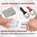 Thumbnail 1 de NOONE 0 Gauge 30 FT jumper cables 1000A 🧰