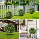 Thumbnail 6 de Pertivery 23.6-inch Boxwood Topiary Ball 2 Pack 🌿