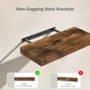 Thumbnail 5 de QEEIG 16-inch Floating Shelves Set of 3 ⌚