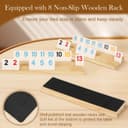 Thumbnail 3 de Rummy Board Game Set 214-Tile, 2-8 Players 🎲