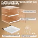 Thumbnail 3 de Seinloes Pull-Out Cabinet Organizer 21" Deep 📦