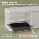 Thumbnail 3 de Seinloes 2 Pack Pull-Out Cabinet Organizer 21" Deep 〉 Cabinet Organizers 📦))