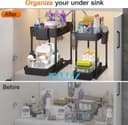 Thumbnail 2 de Sevenblue 2-Tier Under Sink Organizer 4-Pack 🚪