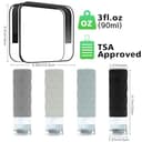 Thumbnail 1 de Silevoler Travel Bottles 3oz TSA‑Approved Set 🧴