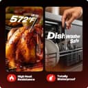 Thumbnail 4 de Smart Wireless Meat Thermometer with Ultra-Thin Probe 6-Sensor Accuracy ⌚