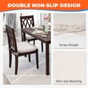 Thumbnail 6 de Sunsleek D-Shaped Dining Chair Cushions 17" 🍽️