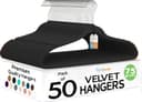 Thumbnail principal de Techzoo 50-Piece Velvet Hangers ⚙️