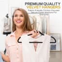 Thumbnail 4 de Techzoo 50-Piece Velvet Hangers ⚙️