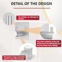 Thumbnail 3 de Z-TIISON Adhesive Towel Hook 8-Pack for Bathroom 🪝