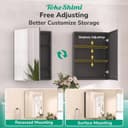 Thumbnail 5 de TokeShimi 36x24 Recessed Mirror ⌚