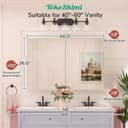 Thumbnail 3 de TokeShimi 40x26 Mirror Medicine Cabinet 🪞