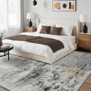 Thumbnail 3 de Toneed Abstract Area Rug 7x9 washable low-pile rug 🏠