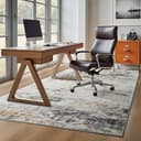 Thumbnail 4 de Toneed Abstract Area Rug 7x9 washable low-pile rug 🏠