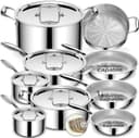 Thumbnail principal de Umite Chef 5-Ply 14-Piece Cookware Set ⌚