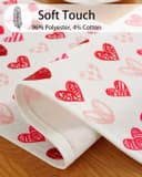 Thumbnail 5 de Valentines Day Table Runner 72-inch heart decor 🧵