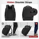 Thumbnail 5 de Vessgra Rolling Backpack 45L wheeled luggage backpack 📚