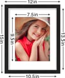 Thumbnail 1 de Vittanly 11x14 Picture Frames Set of 9 🖼️