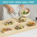 Thumbnail 2 de Vtopmart 5-Pack 22oz Glass Storage Containers ⚙️