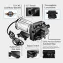 Thumbnail 2 de WASSERMANN RV Water Pump 5.0 GPM, 115V 📦