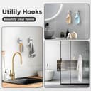 Thumbnail 3 de WingWider Shower Hooks 4-Pack for Glass 🚿