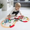 Thumbnail 4 de WoodenEdu 60-Pc Train Set ⚙️