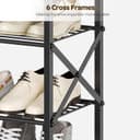Thumbnail 5 de Yatiney 10-Tier Shoe Rack with 40-Pair Capacity ⚙️