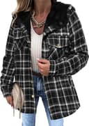 Thumbnail 5 de Zeagoo Plaid Shacket Jacket, Hooded S-2XL 🧥