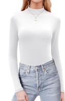 Thumbnail principal de Zeagoo Womens Mock Neck Slim Long Sleeve Shirt ๐