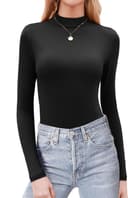 Thumbnail 4 de Zeagoo Womens Mock Neck Slim Long Sleeve Shirt ๐