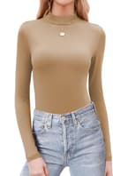 Thumbnail 6 de Zeagoo Womens Mock Neck Slim Long Sleeve Shirt ๐