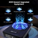 Thumbnail 2 de Znclces 2025 10" 1200W Slim Under-Seat Subwoofer 🔊