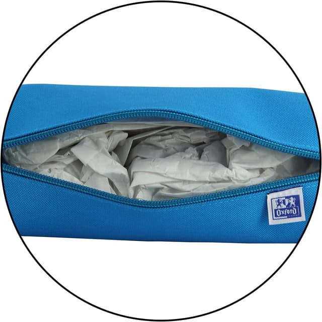 Thumbnail 6 de Oxford Grande trousse ronde Turquoise 22 cm