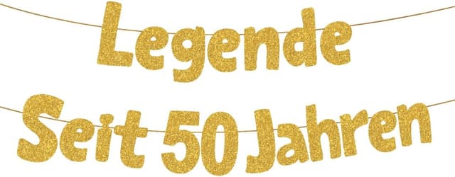 Detalle de HUKUMA 50-Jahre Banner 1,50 m Geburtstag