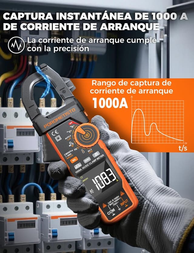 Thumbnail 2 de CM06PRO Pinza Amperimétrica True RMS 1000 A