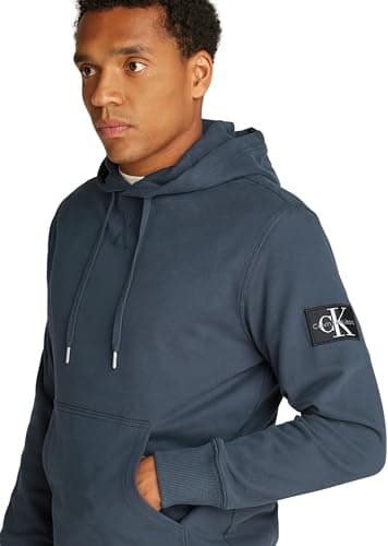 Thumbnail 2 de Calvin Klein Jeans Hoodie Badge Azul Ink XXL para Hombre
