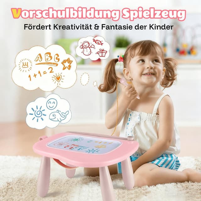 Thumbnail 4 de Smasiagon Magnettafel Kinderspielzeug ab 1 Jahr – Kindermaltafel 4 Beine