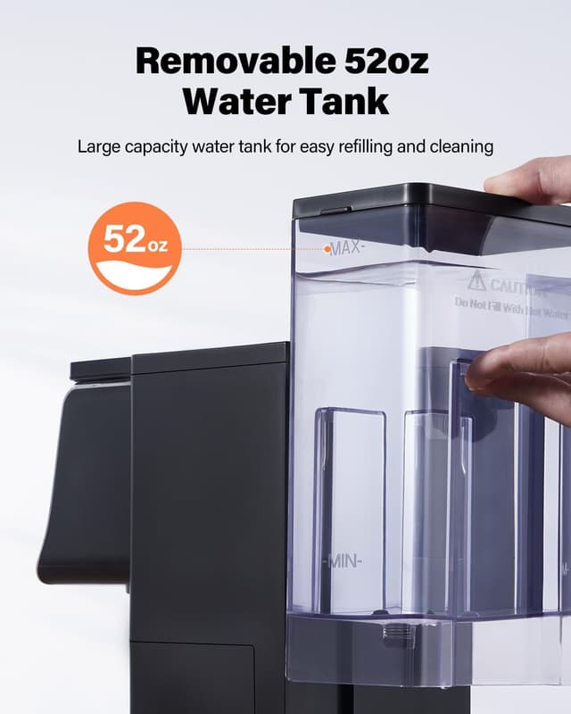 Detalle de One Cup K-Cup Coffee Maker 52 oz Water Tank