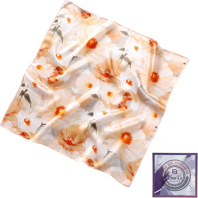 Thumbnail 3 de Foulard en soie de mûrier 66 x 66 cm ⚖