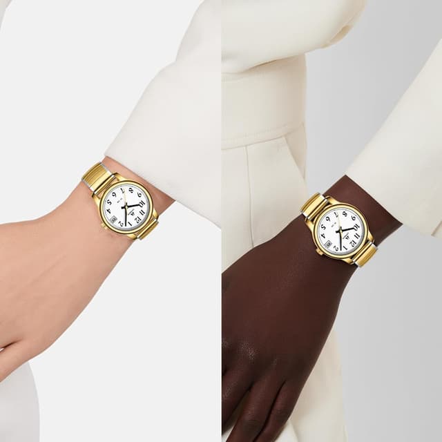 Detalle 1 de LN LENQIN Damen Quarzuhr Edelstahl 160 mm