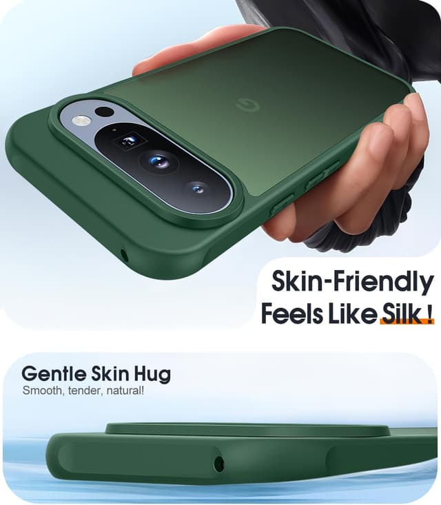 Thumbnail 6 de JAME for Google Pixel 10 / Pixel 10 Pro Case (Green) with 2 Pack Screen Protector