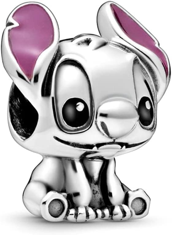 Detalle de HAEPIAR 925 Sterling-Silber Charm mit Zirkonia (außerirdischer Hund) für Armbänder