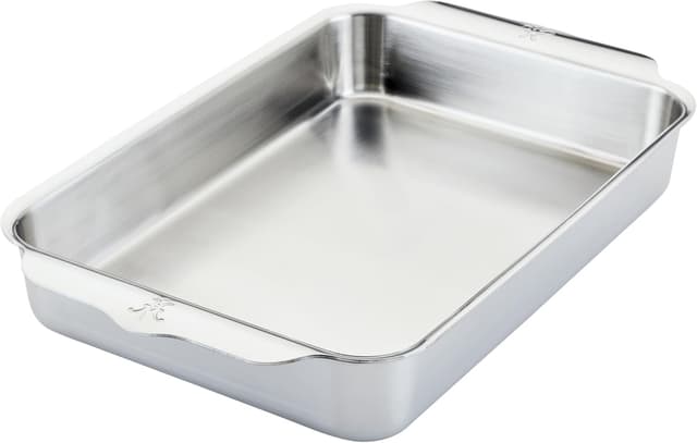 Detalle de Hestan Provisions OvenBond 9" x 13" Tri-Ply Rectangular Stainless Steel Baking Pan