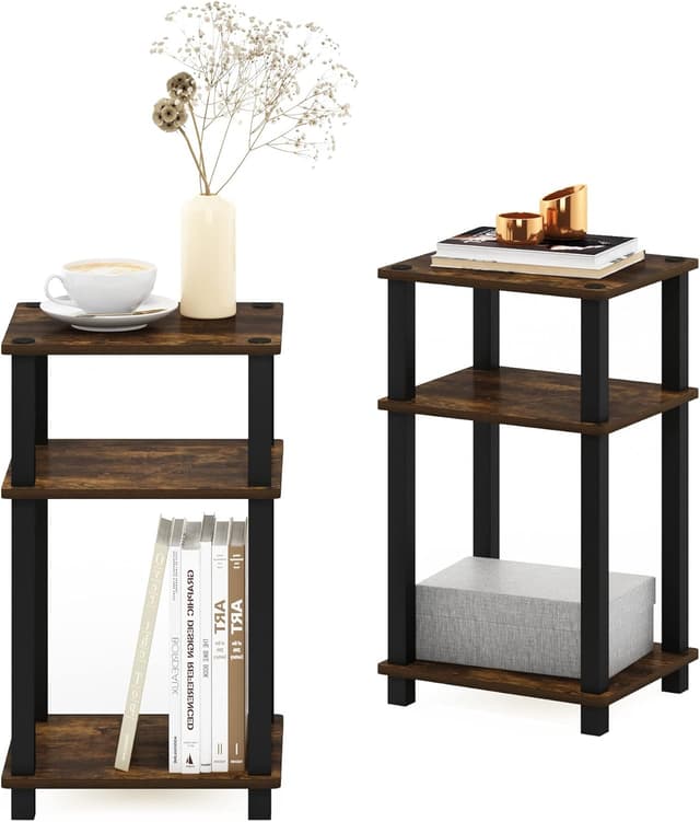 Thumbnail 4 de Furinno Solo Turn-N-Tube Mesa auxiliar 3 niveles 29,2 cm