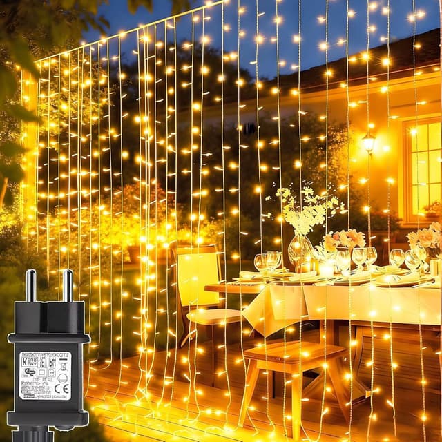 Detalle de Yowin Tenda luminosa 300 LED 3x3 m