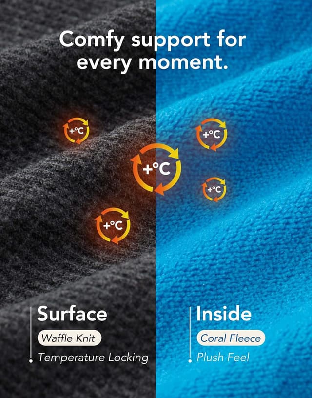 Detalle 2 de VeraCosy Zweifarbige Hausschuhe Memory 1 Paar