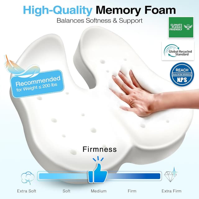Thumbnail 2 de POOTACK Memory Foam Seat Cushion