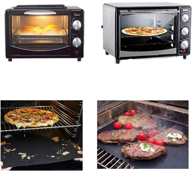 Detalle de GQC GQC BBQ Grillmatten 6er Set 40 x 30 cm